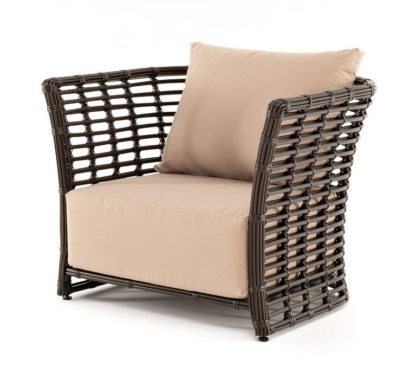 Валенсия кресло из искусственного ротанга, цвет бронзовый