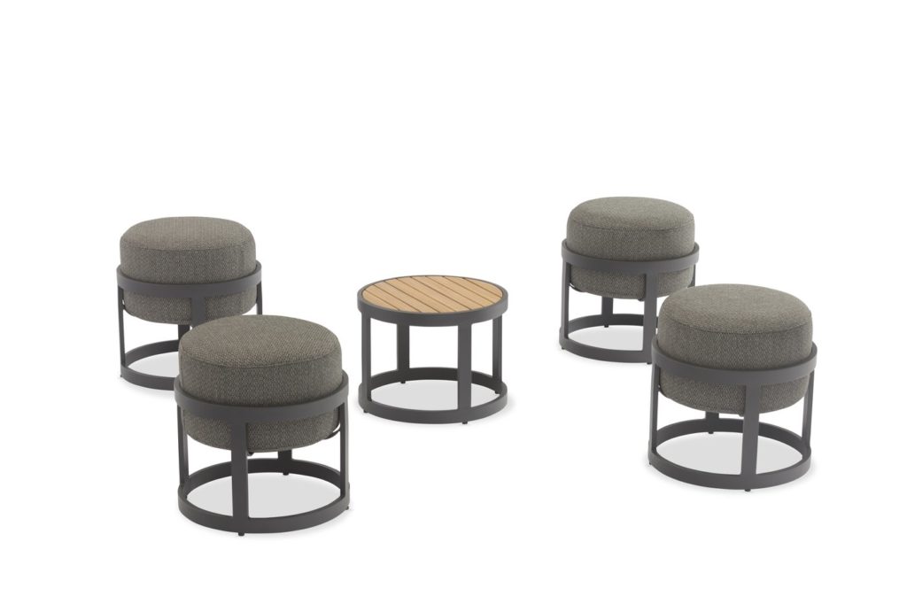 Tumba Set 4_ комплект антрацит_серый_алюминий
