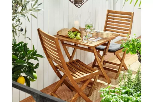 Стол из акации KARO 70 см складной3