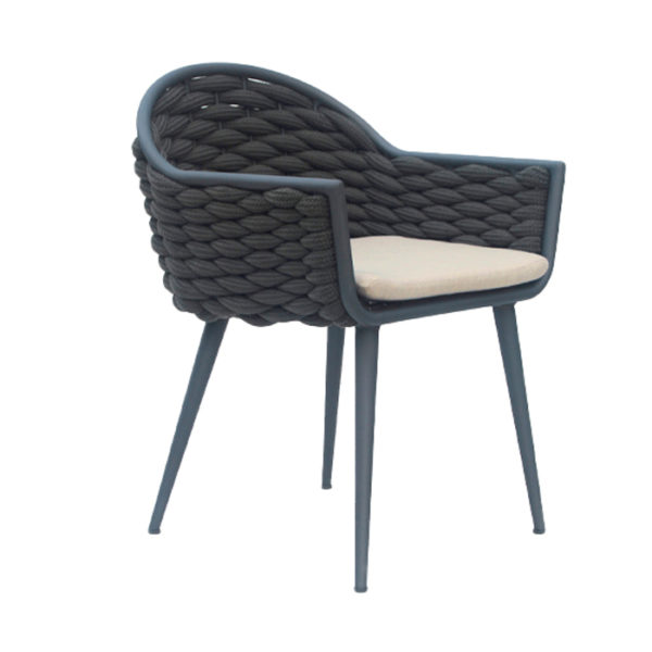 Кресло из роупа «Serpent» обеденное — Skyline Design