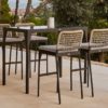Стол на террасу «Ribs» 140х80 барный — Skyline Design