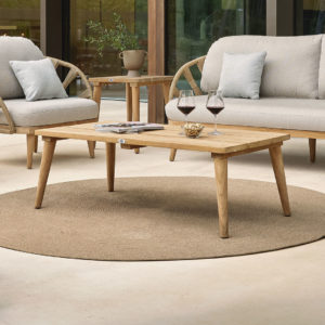 Уличная мебель «KRABI», тик + роуп — Skyline design, лаунж группа_