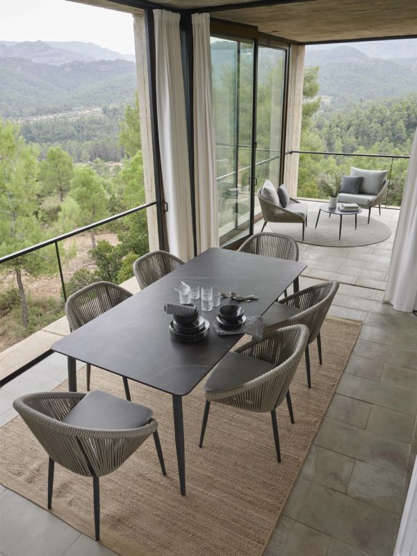 Уличная мебель «Rodona» dining _ Skyline Design, обеденная группа set 220 + 6