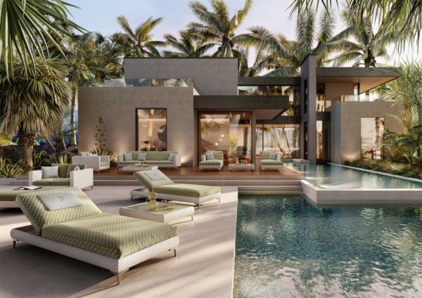 Диван плетеный трехместный Miami