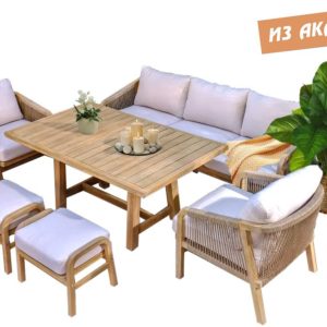 Комплект деревянной мебели Ravona KD 3+2