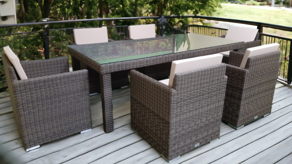 "Infinity" brown 220 + 6 Плетеная мебель из искусственного ротанга